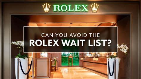 how do you get on the rolex waiting list|rolex datejust 41 wait time.